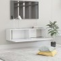 Mueble de TV madera de ingeniería blanco 120x30x30 cm de vidaXL, Muebles TV - Ref: Foro24-801490, Precio: 87,37 €, Descuento: %