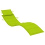 Tumbona de jardín con cojín madera maciza de acacia de vidaXL, Tumbonas - Ref: Foro24-3061583, Precio: 185,87 €, Descuento: %