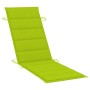 Tumbona de jardín con cojín madera maciza de acacia de vidaXL, Tumbonas - Ref: Foro24-3061583, Precio: 185,87 €, Descuento: %
