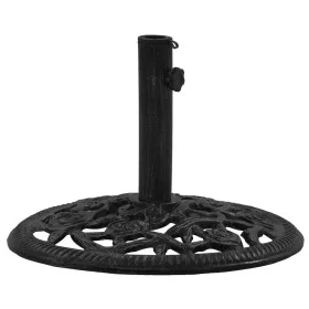 Black cast iron parasol base 48x48x33 cm by vidaXL, Umbrella bases - Ref: Foro24-317749, Price: 62,59 €, Discount: %