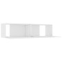 Mueble de TV madera de ingeniería blanco 120x30x30 cm de vidaXL, Muebles TV - Ref: Foro24-801490, Precio: 87,37 €, Descuento: %