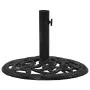 Base de sombrilla de hierro fundido negro 48x48x33 cm de vidaXL, Bases para sombrillas - Ref: Foro24-317749, Precio: 62,59 €,...