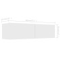 Mueble de TV madera de ingeniería blanco 120x30x30 cm de vidaXL, Muebles TV - Ref: Foro24-801490, Precio: 87,37 €, Descuento: %