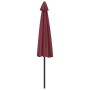 Sombrilla balcón semicircular aluminio burdeos 300x155x223 cm de vidaXL, Sombrillas - Ref: Foro24-312502, Precio: 61,81 €, De...