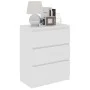 Aparador de madera contrachapada blanco 60x35x76 cm de vidaXL, Aparadores - Ref: Foro24-801382, Precio: 70,36 €, Descuento: %