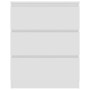 Aparador de madera contrachapada blanco 60x35x76 cm de vidaXL, Aparadores - Ref: Foro24-801382, Precio: 72,43 €, Descuento: %