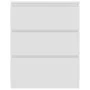 Aparador de madera contrachapada blanco 60x35x76 cm de vidaXL, Aparadores - Ref: Foro24-801382, Precio: 70,36 €, Descuento: %