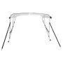 Toldo bimini 4 arcos con paredes laterales 243x(185-198)x137 cm de vidaXL, Cubiertas para almacenamiento de barcas - Ref: For...