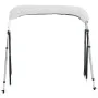 Toldo bimini 4 arcos con paredes laterales 243x(185-198)x137 cm de vidaXL, Cubiertas para almacenamiento de barcas - Ref: For...