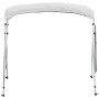 Toldo bimini 4 arcos con paredes laterales de malla de vidaXL, Cubiertas para almacenamiento de barcas - Ref: Foro24-94850, P...