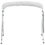 Toldo bimini 4 arcos con paredes laterales de malla de vidaXL, Cubiertas para almacenamiento de barcas - Ref: Foro24-94852, P...