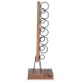Wine rack for 6 bottles solid oak wood 35x35x100 cm by vidaXL, Wine racks - Ref: Foro24-288809, Price: 130,04 €, Discount: %