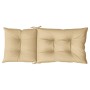 Cojines silla respaldo alto 2 uds tela beige melange 120x50x7cm de vidaXL, Cojines para sillas y sofás - Ref: Foro24-4002355,...