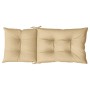 Cojines silla respaldo alto 6 uds tela beige melange 120x50x7cm de vidaXL, Cojines para sillas y sofás - Ref: Foro24-4002357,...