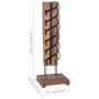 Wine rack for 6 bottles solid oak wood 35x35x100 cm by vidaXL, Wine racks - Ref: Foro24-288809, Price: 130,04 €, Discount: %
