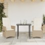 Sillones reclinables de jardín con cojines beige 2 uds ratán PE de vidaXL, Sillas de jardín - Ref: Foro24-365648, Precio: 217...