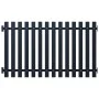 Anthrazit pulverbeschichtetes Stahlzaunelement 170,5 x 100 cm von vidaXL, Zaunpaneele - Ref: Foro24-146476, Preis: 158,38 €, ...