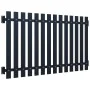 Anthrazit pulverbeschichtetes Stahlzaunelement 170,5 x 100 cm von vidaXL, Zaunpaneele - Ref: Foro24-146476, Preis: 158,38 €, ...