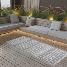 Alfombra de exterior PP gris 80x150 cm de vidaXL, Protectores para exterior - Ref: Foro24-316968, Precio: 21,03 €, Descuento: %