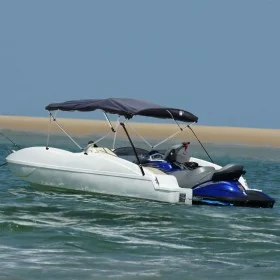 4-arch bimini top with mesh side walls by vidaXL, Boat storage covers - Ref: Foro24-94856, Price: 232,07 €, Discount: %