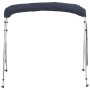 Toldo bimini 4 arcos con paredes laterales de malla de vidaXL, Cubiertas para almacenamiento de barcas - Ref: Foro24-94856, P...