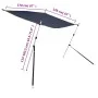 Toldo T-Top extensión azul 170x170x(113-182,5) cm de vidaXL, Cubiertas para almacenamiento de barcas - Ref: Foro24-94863, Pre...