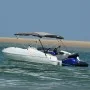 3-arch bimini top with mesh side walls by vidaXL, Boat storage covers - Ref: Foro24-94849, Price: 194,08 €, Discount: %