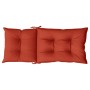 Cojines silla respaldo alto 6 uds tela rojo melange 120x50x7 cm de vidaXL, Cojines para sillas y sofás - Ref: Foro24-4002366,...