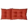 Cojines silla respaldo alto 6 uds tela rojo melange 120x50x7 cm de vidaXL, Cojines para sillas y sofás - Ref: Foro24-4002366,...