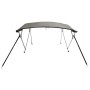 Toldo bimini 4 arcos con paredes laterales de malla de vidaXL, Cubiertas para almacenamiento de barcas - Ref: Foro24-94860, P...