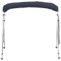 Toldo bimini 4 arcos con paredes laterales de malla de vidaXL, Cubiertas para almacenamiento de barcas - Ref: Foro24-94855, P...