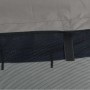 Toldo bimini 3 arcos con paredes laterales de malla de vidaXL, Cubiertas para almacenamiento de barcas - Ref: Foro24-94848, P...