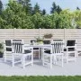 Cojines silla respaldo bajo 6 ud tela gris antracita melange de vidaXL, Cojines para sillas y sofás - Ref: Foro24-4002378, Pr...