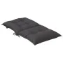 Cojines silla respaldo bajo 6 ud tela gris antracita melange de vidaXL, Cojines para sillas y sofás - Ref: Foro24-4002378, Pr...