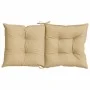 Cojines silla respaldo bajo 6 ud tela beige melange 100x50x7 cm de vidaXL, Cojines para sillas y sofás - Ref: Foro24-4002390,...