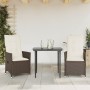 Sillones reclinables jardín con cojines marrones 2 uds ratán PE de vidaXL, Sillas de jardín - Ref: Foro24-365646, Precio: 227...