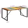 Mesa de comedor madera maciza reciclada 175x90x76 cm by vidaXL, Kitchen and dining tables - Ref: Foro24-351693, Price: 255,55...