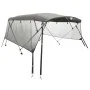 Toldo bimini 4 arcos con paredes laterales de malla by vidaXL, Boat storage covers - Ref: Foro24-94858, Price: 223,09 €, Disc...