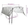 Bimini-Verdeck mit 4 Bögen und seitlichen Netz-Wänden. von vidaXL, Aufbewahrungsabdeckungen für Boote - Ref: Foro24-94853, Pr...