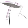 Toldo T-Top extensión gris antracita 170x170x(115-183) cm by vidaXL, Boat storage covers - Ref: Foro24-94864, Price: 72,39 €,...