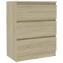 Sideboard aus Sonoma-Eichensperrholz, 60 x 35 x 76 cm von vidaXL, Sideboards - Ref: Foro24-801385, Preis: 78,00 €, Rabatt: %