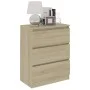 Sideboard aus Sonoma-Eichensperrholz, 60 x 35 x 76 cm von vidaXL, Sideboards - Ref: Foro24-801385, Preis: 78,00 €, Rabatt: %