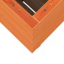 Jardinera madera maciza de pino marrón cera 50x50x72,5 cm de vidaXL, Maceteros y jardineras - Ref: Foro24-3282576, Precio: 18...