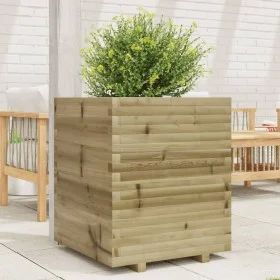 Jardinera madera de pino impregnada 60x60x72 cm de vidaXL, Maceteros y jardineras - Ref: Foro24-3282618, Precio: 196,26 €, De...