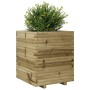 Jardinera madera de pino impregnada 60x60x72 cm de vidaXL, Maceteros y jardineras - Ref: Foro24-3282618, Precio: 198,78 €, De...
