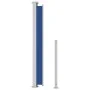 Toldo lateral retráctil para patio azul 200x500 cm de vidaXL, Sombrillas - Ref: Foro24-313421, Precio: 96,35 €, Descuento: %