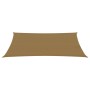 Toldo de vela HDPE gris taupe 160 g/m² 6x8 m de vidaXL, Sombrillas - Ref: Foro24-311415, Precio: 98,65 €, Descuento: %
