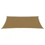 Toldo de vela HDPE gris taupe 160 g/m² 6x8 m de vidaXL, Sombrillas - Ref: Foro24-311415, Precio: 88,06 €, Descuento: %