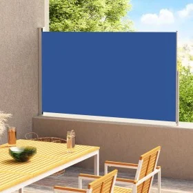 Retractable side awning for patio blue 220x300 cm by vidaXL, Umbrellas - Ref: Foro24-313427, Price: 95,03 €, Discount: %