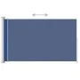 Toldo lateral retráctil para patio azul 220x300 cm de vidaXL, Sombrillas - Ref: Foro24-313427, Precio: 95,03 €, Descuento: %